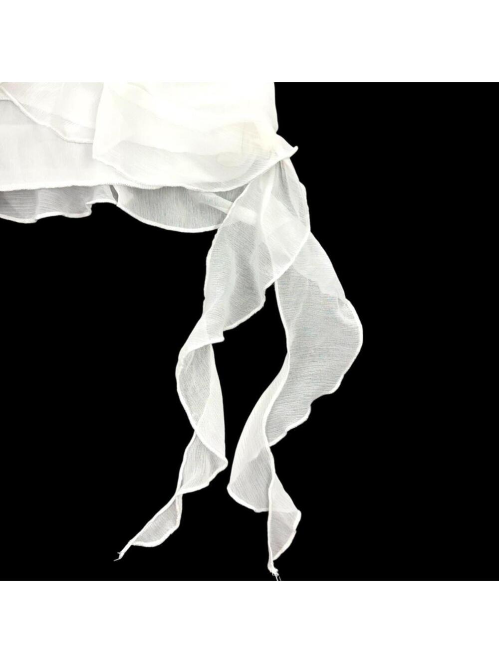 Fairycore‎ Thirty/Thirty Ruffled Spaghetti Strap Blouse - Picture 4 of 8